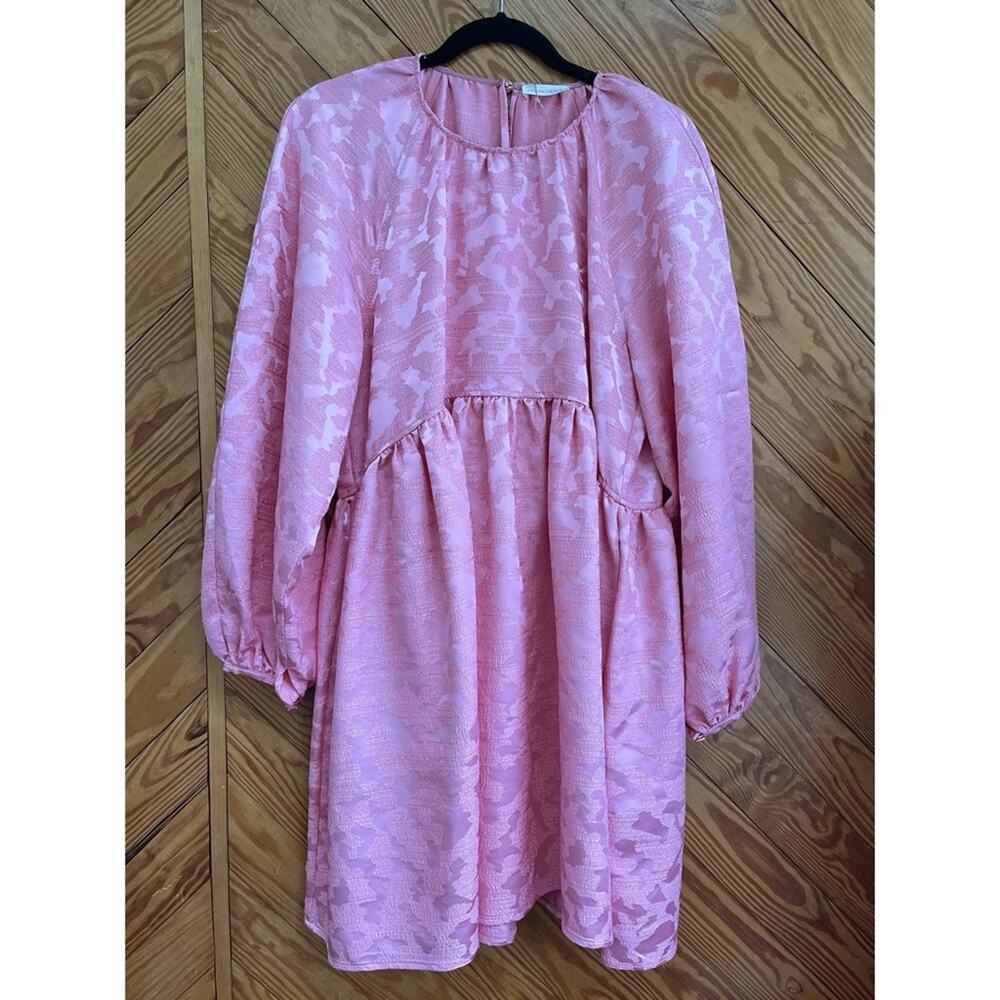 STINE GOYA Joy Kelly Dress Distortion Jacquard Pink - Picture 5 of 10